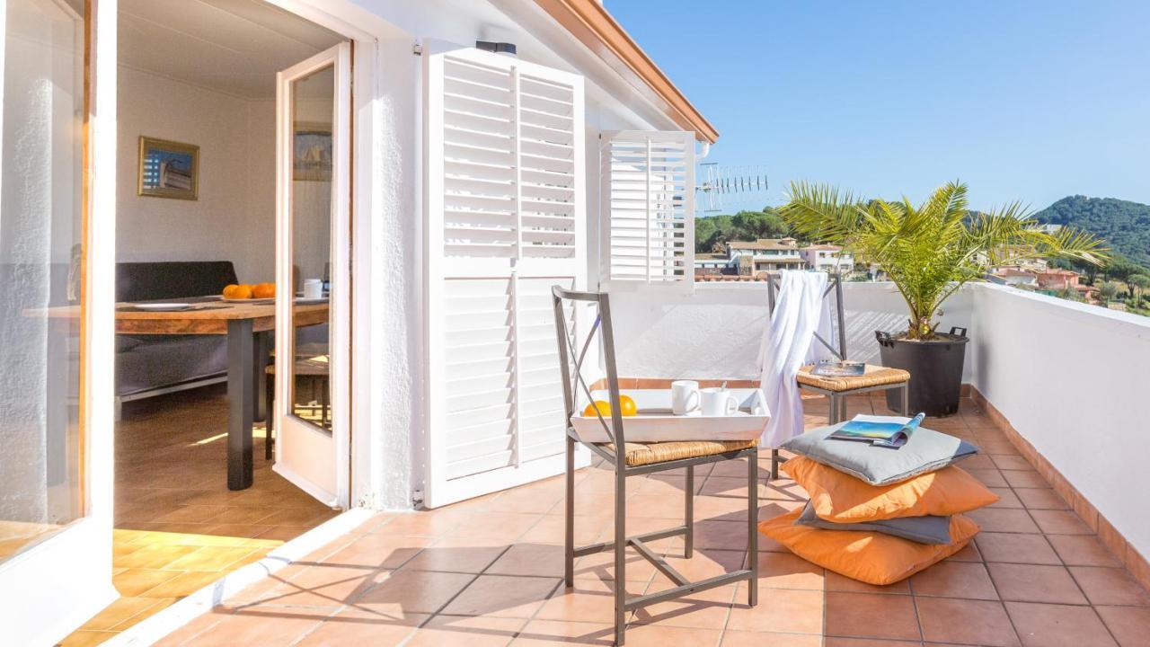Villa Tensi Blanes Bagian luar foto